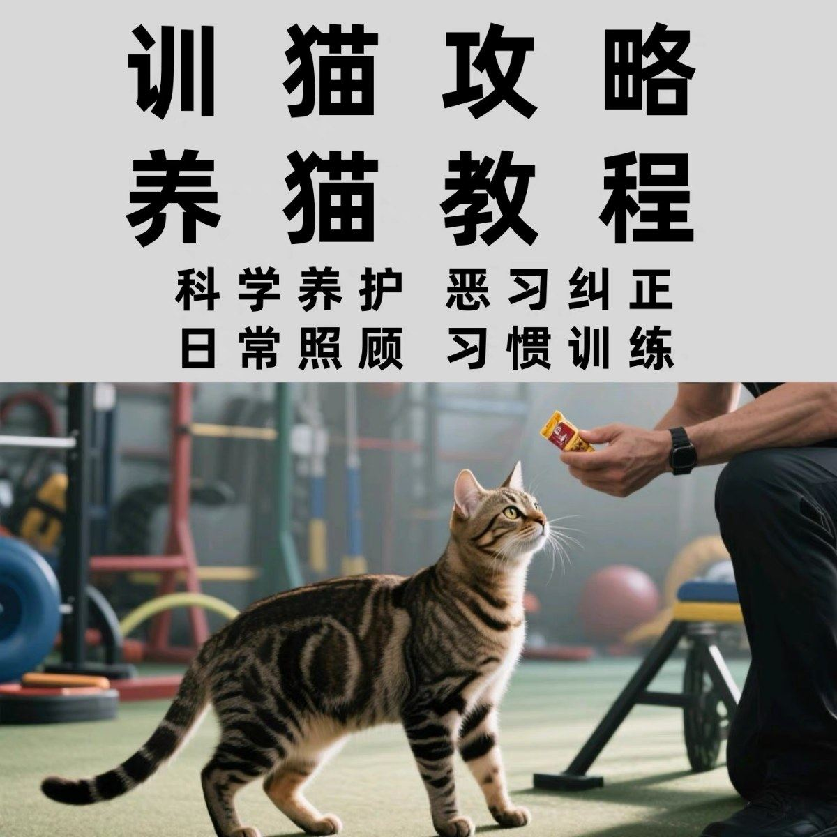 训猫入门培训教学视频课程驯猫教程家庭养猫指南攻略大全注意事项-淘宝虚拟仓